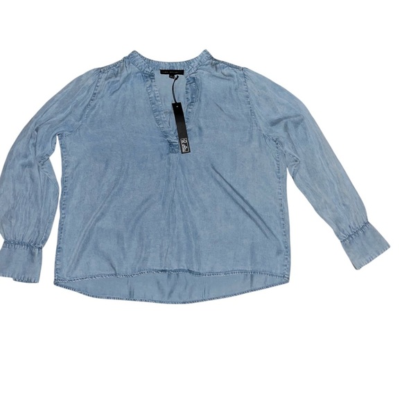 NWT Chambray top size large - Picture 1 of 8